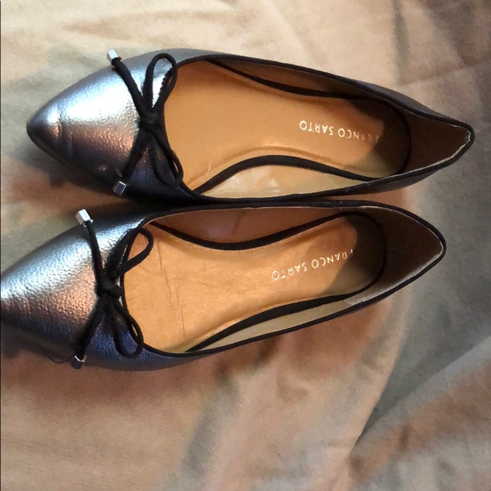 Franco Sarto leather ballet flats